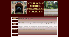 Desktop Screenshot of hotel-lesauvage.fr